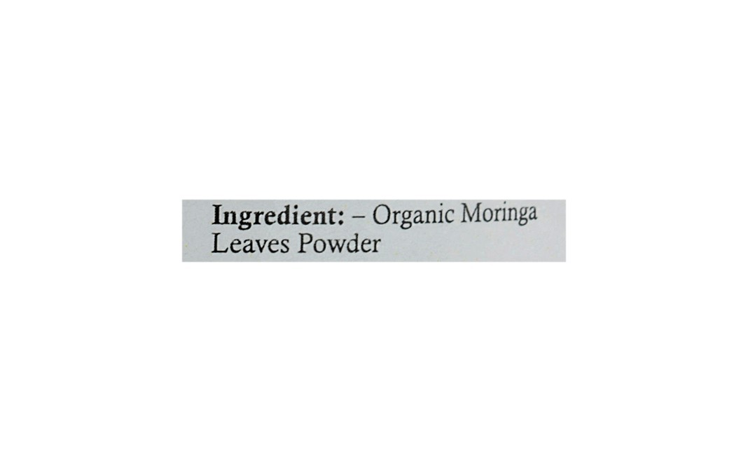 OrganiKrishi Moringa Powder    Glass Jar  150 grams